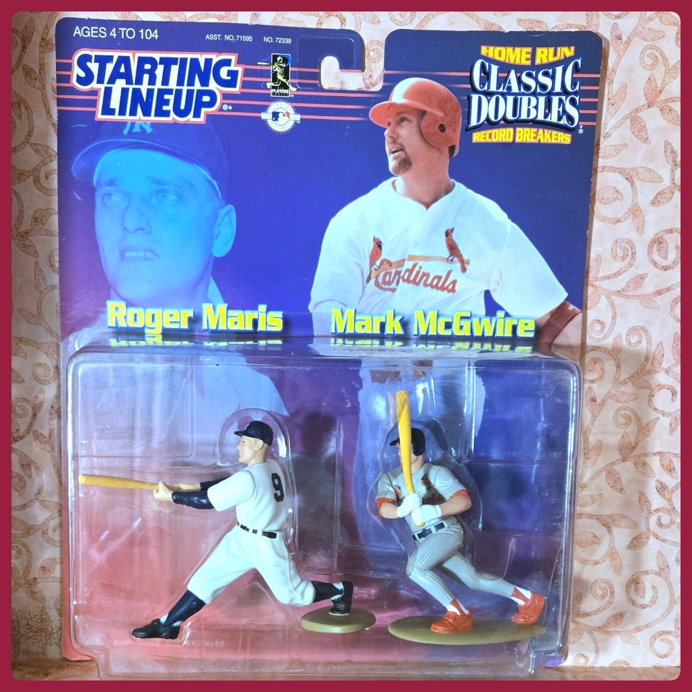 Vintage Special Edition Mark McGwire and  Roger Maris 1999 Starting Lineup